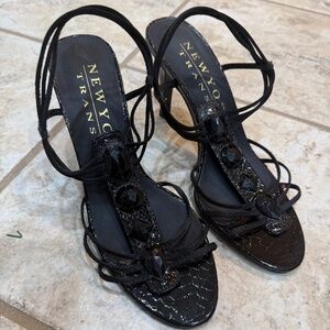 New York Transit Jeweled Heel